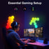 4 Setup Hexagon Light Panels Expansion LED Panels, Hexagon LED Wall Lights Dreamcolor Effects, Smart Gaming Lights
