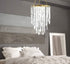 Shade,H12.9 W8.66 Modern Mini Chandelier X Chandeliers Light Fixture Sparkling Decorations for Wedding Centerpiece