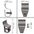 No-Hole Needed Vinyl Siding Clips Hooks Hanger for Solar Lights, Easy Removal (10 Pack) - No Nails, No Drilling