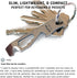Keyport MOCA 10-in-1 Keychain Multitool, Stainless EDC Multi Tool: Pry Bar, Bottle Opener, Screwdriver & More