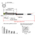 M12 Inductive Proximity Sensor Switch PR12-4AC 4mm AC100-240V 2-Wire NC (Normally Closed) CE