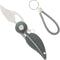 Small Pocket Knife with Chain, Cool Gadgets for Women, Mini EDC Knife, Cute Key Accessories (Dark Green)