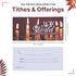 Church Offering Envelopes - Cash Envelopes for Tithes and Offering - Pack of 100 - Swanson Christian Products (Joy to