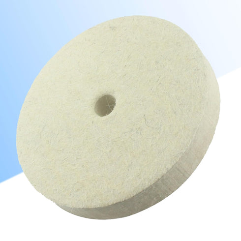 Luo ke 6'' x 1'' Wool Buffing Wheel - 1/2'' Arbor Compressed Felt Polishing Kits for Grinders