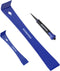 WORKPRO Pry Bar and Nail Punch Set, 5-1/2" Mini Pry Bar, 12"