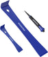 WORKPRO Pry Bar and Nail Punch Set, 5-1/2" Mini Pry Bar, 12"