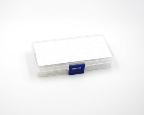 OD 5mm (0.197") ID 3.2mm (0.126") White Nylon Unthreaded Clearance Spacers Standoffs Kit for M3 Screws