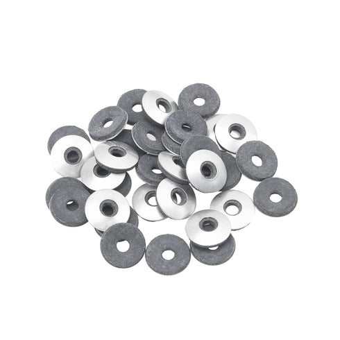 100Pcs #10x1'' Self Drilling Screws with Rubber Washer, 410 Stainless Steel Hex Head Self Tapping Roofing Screws
