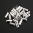 Baomain 50-Pack AWG 1/0 (50mm²) Long: 25mm Copper Crimp Connectors, Non-Insulated Ferrule Pin Terminals (EN50-25)