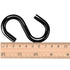 Shappy S Hooks Heavy Duty, Max 441 Lbs Black S Hooks for Hanging Plants Hammock S Shaped Hanging Hooks Strong Utility Hooks for Swing Pots Pans Kitchen Utensils Clothes Tools(3 Inch Long, 4 Pieces)