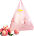 T Shirt Bags, Pink Plastic Grocery Bags with Handles, Bolsas De Plastico Para Negocio, 12x20 Inches (50 pcs)