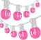 50Ft Valentine's Day Outdoor String Lights, G40 Valentines Day Decorations Lights with