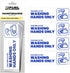 Hand Wash Only Sign Sink Label | Foodservice Compliant | Easy Peel