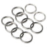 10Pcs Metal Washer Assortment, Stainless Steel Hardware Accessory Part Set Kit, 15mm OD 12mm ID Washer Set