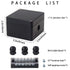 Watertight Junction Box, IP67 Waterproof Electrical Project Box with 4P 15A Barrier Terminals, 1 in/2 Out Cable Glands