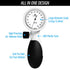 luanerl 9-21 Inches (22-53CM) Bulb, Manual Blood Pressure Cuff Adult (Large/XL)- Aneroid Sphygmomanometer -Extra Large