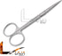 Iris Micro Dissecting Lab Sharp Scissors, 4.5" (11.43cm) Fine Point Straight, Stainless Steel (Pack of 1)