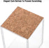 Set Rose Gold Memo Pad Holder Pencil Cup Self-Stick Notes Cube Tray Desktop Accessories Dispenser for Office Home
