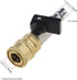 Compressed Air Quick Change Coupling, Pneumatic Ball Valve Shut-Off Valve 1/4 Inch