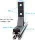 10Sets 78x78mm Black 2020 Aluminum Extrusion Connector Bracket for 2020 Series, 10Pcs Heavy Duty Corner Brackets