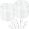 Clear Vinyl Tubing, Clear Hose PVC Tubing (1/2" ID x 5/8” OD x 10 Feet)
