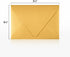 LUXPaper 4Bar A1 Gold Metallic Contour Flap Invitation Envelopes, 3 5/8" x 5 1/8", 80lb Text, 50 Qty