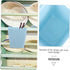 5Pcs Cabilock Wall-Mounted Storage Baskets Hanging Organizer for Kitchen Bathroom and Office Sturdy Plastic Hanging Cup