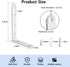 HOME MASTER HARDWARE 8 Pack Brace,5" 3" Corner Brace Shelf Bracket L Shelf Bracket Heavy Duty White Steel L Corner x