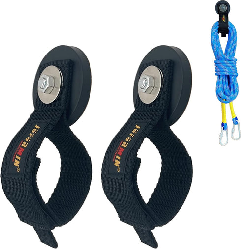 Heavy Duty Magnetic Hook, Magnetic Tool Holder, Garage Hooks for Cable, Rope, Wire Storage