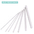 Glarks 21pcs Metals Round Rod Lathe Bar Stock for DIY Craft Tool, 2mm - 8mm Diameter, 100mm Length, Includes Brass,