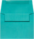 JAM PAPER A2 Colored Invitation Envelopes - Sea Blue Recycled, 100/Pack, 4 3/8 x 5 3/4
