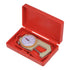 Thickness Gauge 0-20mm | 0.1mm Mechanical Dial Thickness Tester for Leather, Paper, Sheet Metal