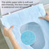 YTLX 20pcs Quality Disposable Toilet Seat Covers Stick-On Non-Slip for Public Toilets Hospital Hotel, Portable Travel