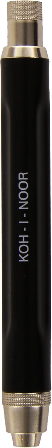 Koh-I-Noor 5310 Mechanical Clutch Lead Holder Pencil, 5.6mm Diameter, Black