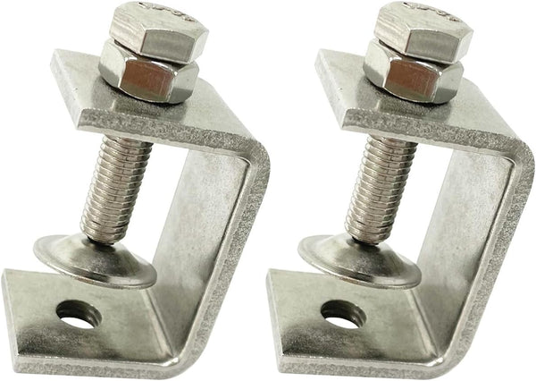 0-25Mm Mini Stainless Steel C Clamps, 4Pcs Heavy Duty Woodworking U Clamp Set for Welding