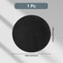 BEAMARKER 8.7 Inch Round Mouse Pad with Stitched Edge Black Small Computer Mouse Mat Non Slip Washable Waterproof