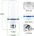 Yewclls Bulbs, 4 Bulbs E26 Bulbs (4-Pack) LED Flame Light Modes Flickering Halloween Light Base Fire Light with Gravity
