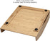 MobileVision 2 Pack Stackable Bamboo Paper Tray, Office Organizer for Files, Documents, Letter Sorter, and Magazine