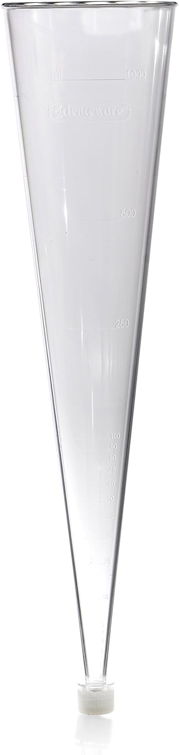 SP Bel-Art Imhoff Settling Cone, 1000ml, Styrene (H38990-0000)
