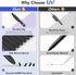 Gel Pens, 0.5MM Black Gel Ink Fine Point Smooth Writing Pens, College Essentials for Journaling Note Taking