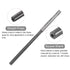 uxcell 3mm H8 Hand Reamers, Metric Reamer Drill Bit for Metal Wood Hole Reaming, High Speed Steel Tool