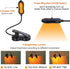 3 Amber Book Light, Rechargeable Blue Light Blocking Reading Light, Clip on Book Lamp, Brightness Eye Care Sleep Aid