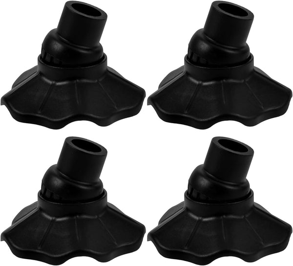 Homoyoyo 4pcs Folding Chair Leg Caps Non-Slip Frog Foot Protector 16mm Anti-Sink