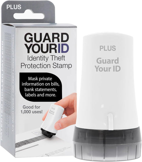 Guard Your ID Advanced Security Roller 2.0 - Identity Theft Prevention Stamping (White)