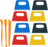 DOPENSPI 8PCS Plastic Paint Scraper Tool with 3PCS Scrapers, Paint Scrapers DIY Graffiti