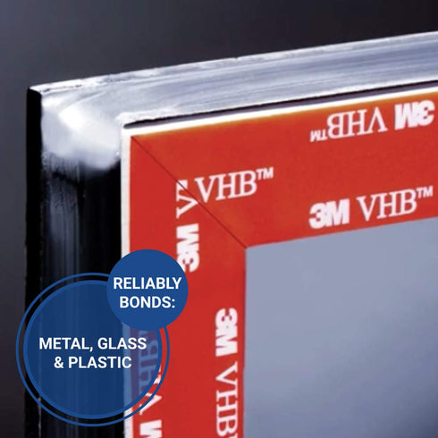 3M VHB 4936 Heavy Duty Double Sided Tape Roll, 0.5 in. x 15 ft., Gray with Conformable Foam Core