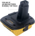 2-Packs DCA1820 18V to 20V Battery Adapter for Dewalt 20V MAX Lithium Battery, Replace for Dewalt 18Volts Tools