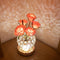 JIAYOYO Rose Round Crystal Atmosphere Light, LED Flowerpot Desk Lamp, USB Charging Touch