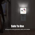 Hummingbird Groovy Flowers Dusk to Dawn Night Light, Auto Sensor Lamp Home Indoor Stairway Kitchen Corridor, Night