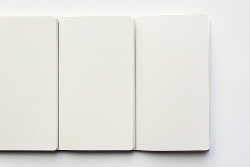 KOBEHA Graphilo Style Notebook for Fountain Pen - 8.27 x 4.72, 94 Sheets (188 Pages), 7mm Ruled 29-Line, Light-Cream